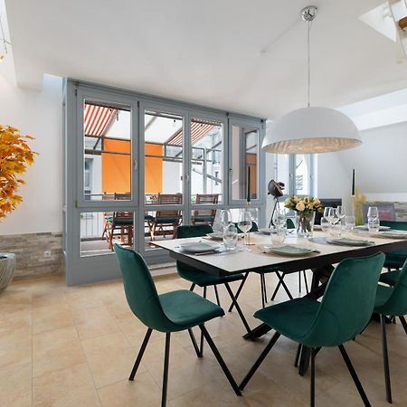 Helloflats - Luxus-Penthouse - Balkon - Parking - Zentrum - Therme - Naehe Flughafen Muc Erding Luaran gambar
