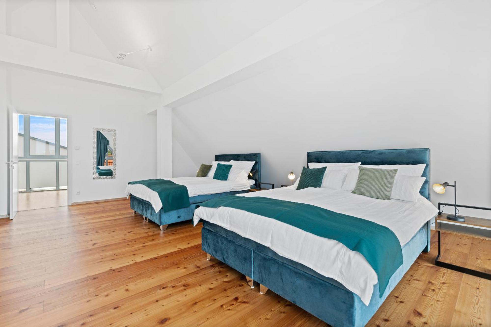 Helloflats - Luxus-Penthouse - Balkon - Parking - Zentrum - Therme - Naehe Flughafen Muc Erding Luaran gambar